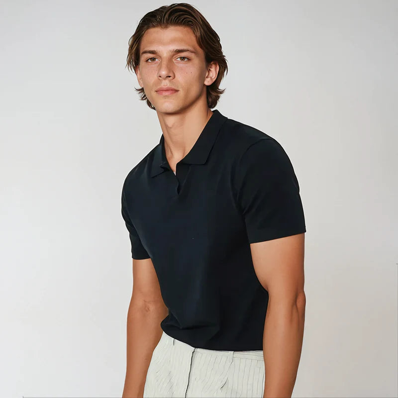 Classic Buttonless Polo